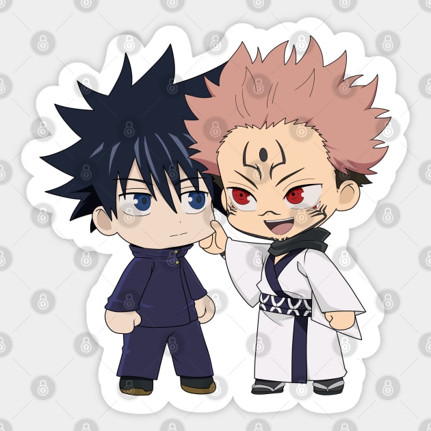 Sukuna & Megumiq Sticker by Benji_Drawing